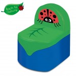 Fotoliu copii Gargarita LadyBug moale cu  Soft Touch - Inapoi la Naura - Back To Nature 